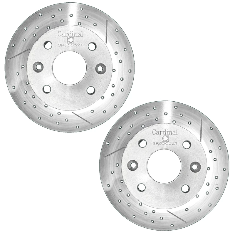 ab727eb895e5d3beee428a7b7da86053007a1b5f_1726918199 دیسک ترمز چرخ جلو کاردینال مدل سوراخ دار مناسب برای ساینا بسته 2 عددی - Image 1